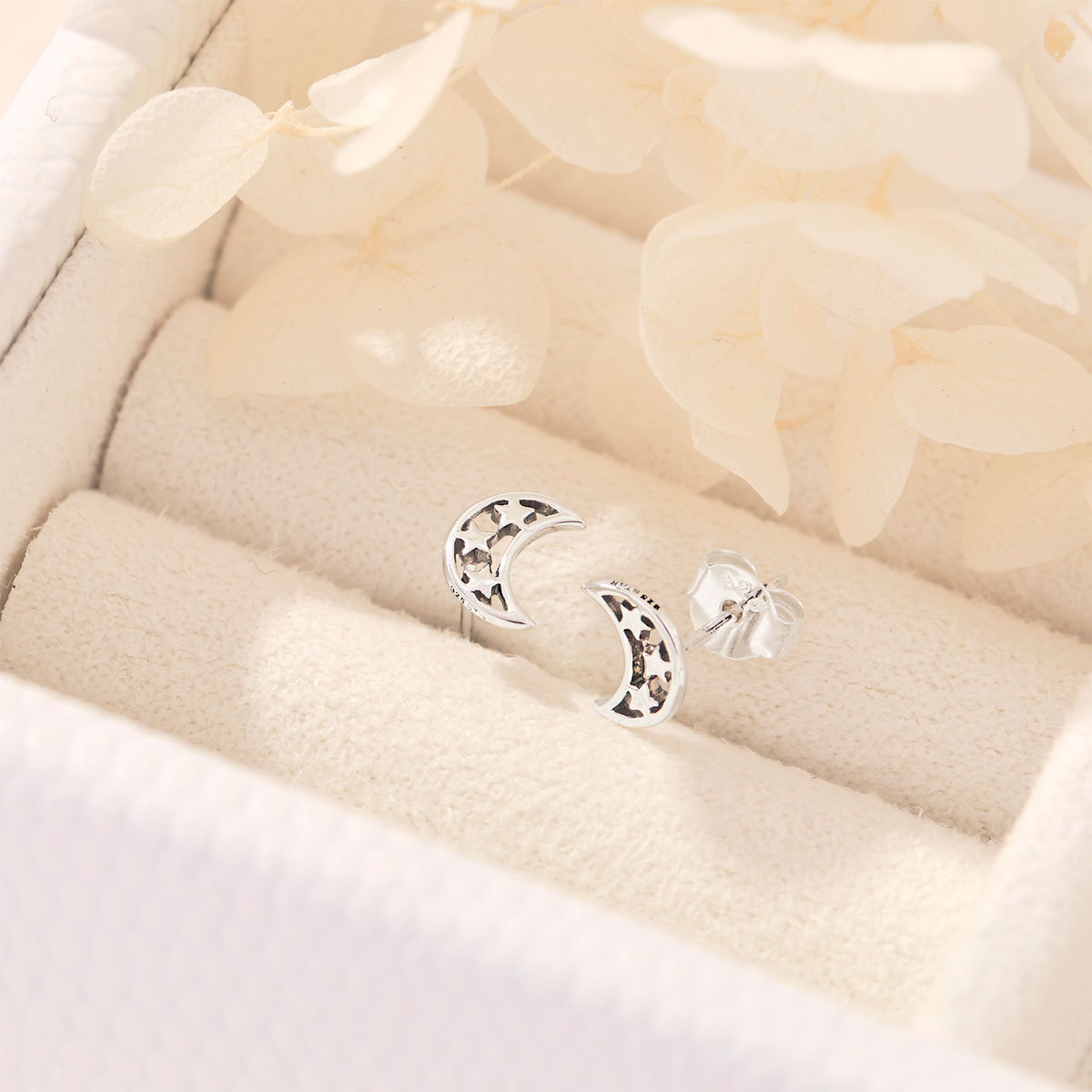 Astral Dreamer Stud Earrings for Women - Dainty Star & Moon Earrings for Everyday Wear - Perfect for Casual, Office & Party Outfits