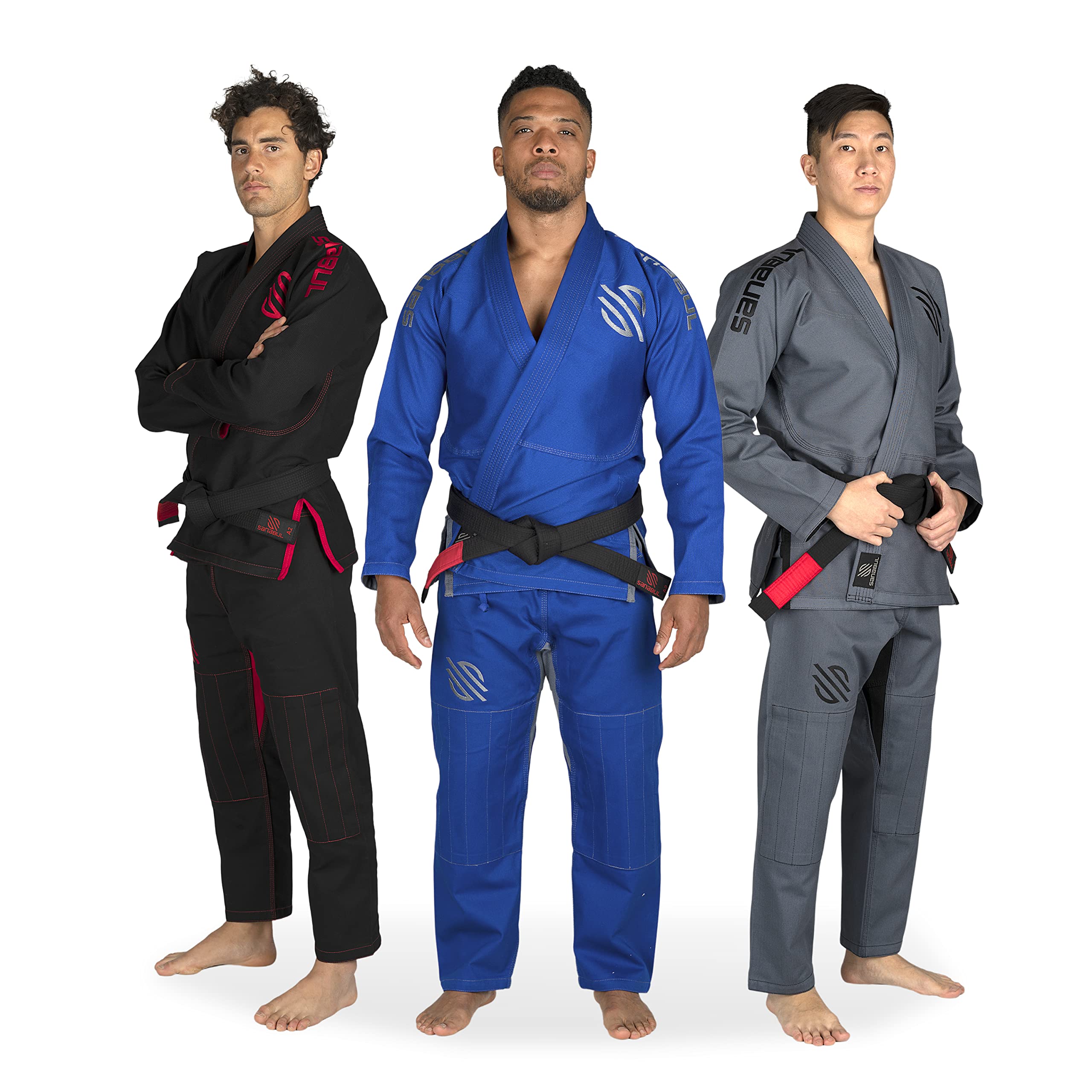Sanabul Men's BJJ Gi - Premium Brazilian Jiu Jitsu Uniform for Training & Competition - Lightweight & Durable Martial Arts Kimono for Grappling, MMA & No-Gi Practice