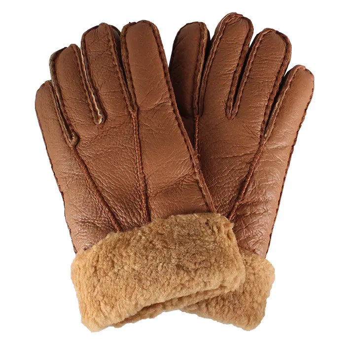 BOL Women's Shearling Leather Gloves - Winter Warm Touchscreen Gloves for Driving, Outdoor Activities & Cold Weather Fashion