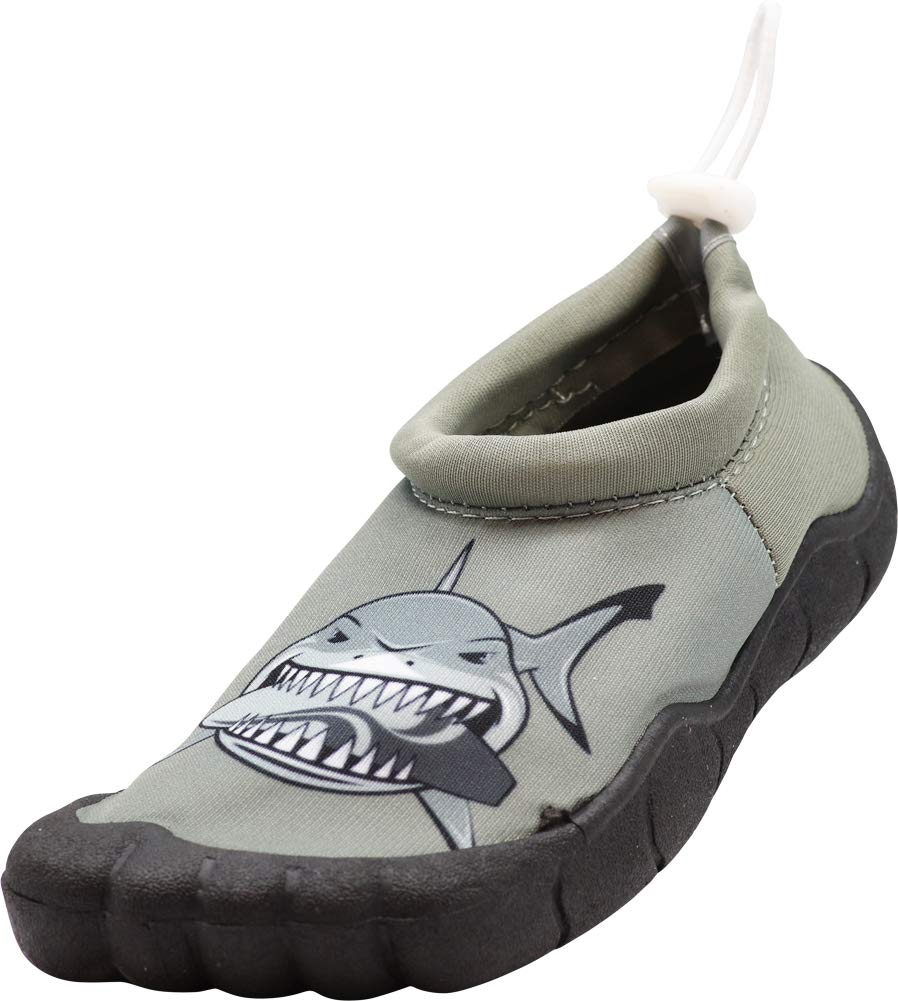 NORTY Kids Water Shoes for Boys and Girls - Toddler Non-Slip Aqua Socks with 5 Toe Design - Perfect for Beach, Pool, Swimming Lessons & Outdoor Water Play
