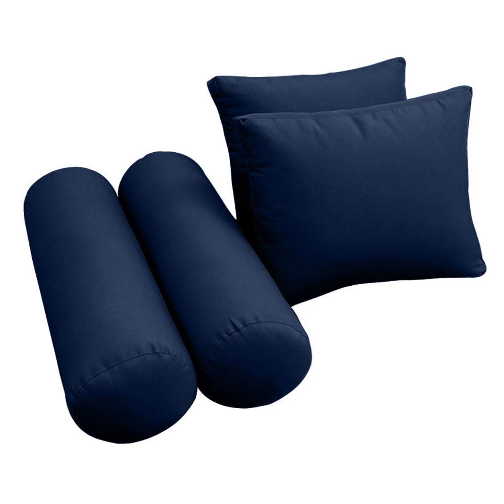 Prolinemax S1 Outdoor Daybed Mattress Slipcover - Knife Edge Twin XL Size, Waterproof & UV Resistant Bolster Backrest Cushion Cover - Perfect for Patio, Poolside & Garden Furniture AD101