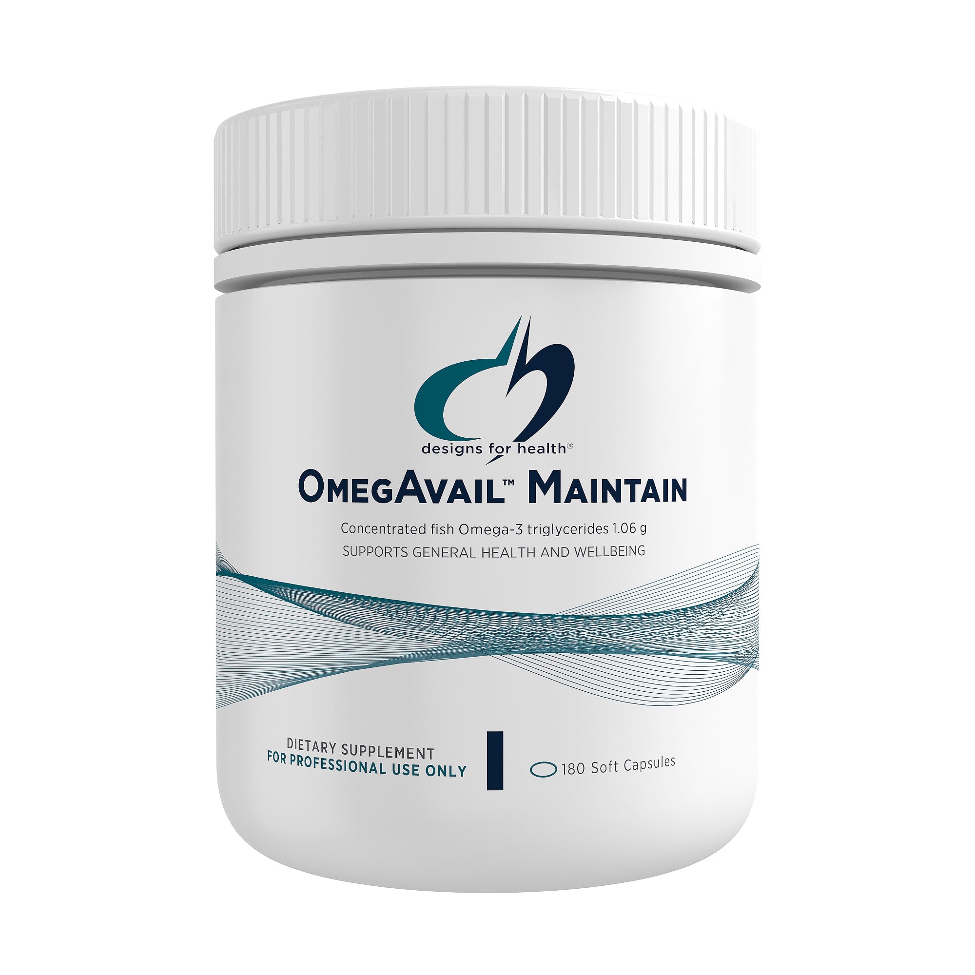 Designs for Health OmegAvail Maintain Omega-3 Fish Oil Supplement - 180 Softgel Capsules for Heart, Brain & Joint Health - Supports Cognitive Function & Inflammation Relief