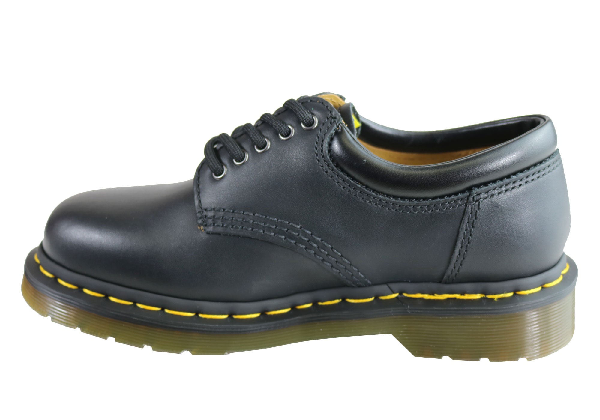 Dr Martens 8053 Black Nappa Leather Unisex Lace Up Boots - Comfortable & Durable Footwear for Men & Women | Perfect for Casual Wear, Work & Outdoor Activities