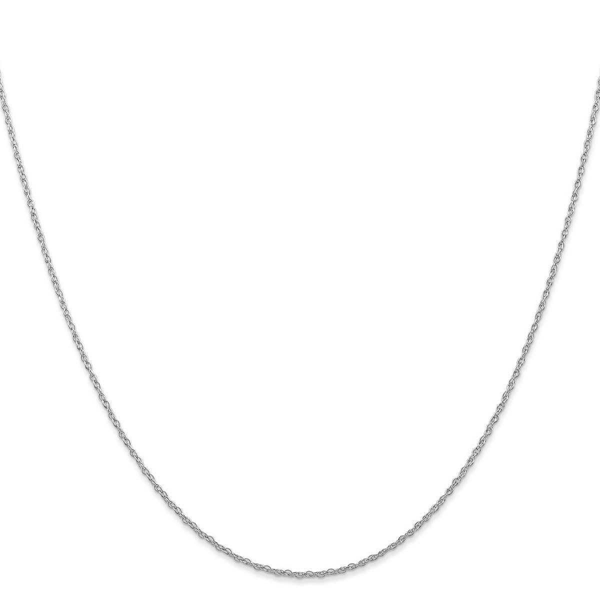 14K Gold Carded Cable Rope Chain Necklace for Women & Men - Rose, White & Yellow Gold Options in 13