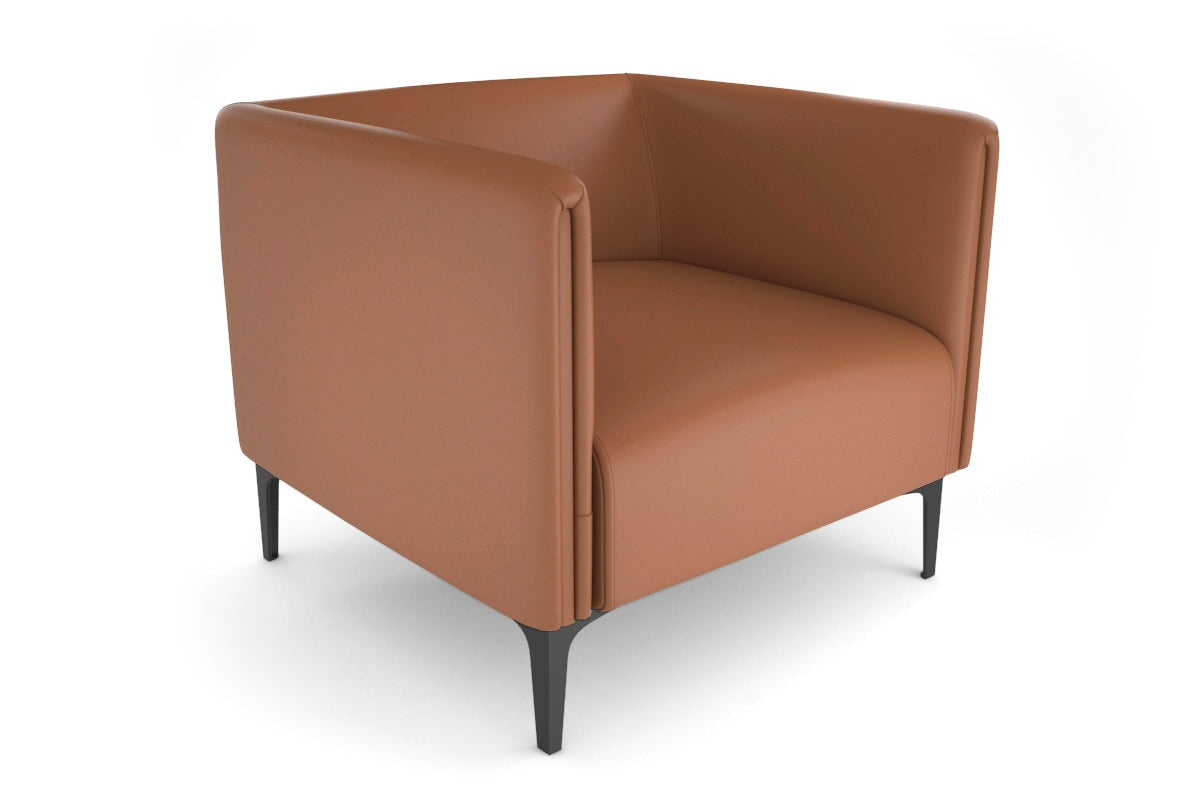 Drej 2.0 Lounge Chair with Square Arms - Modern Single Seater Sofa for Living Room, Bedroom or Office