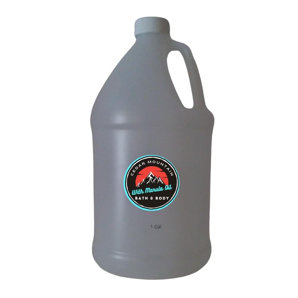 Premium Cedar Mountain Brown Sugar & Fig Scented Body Lotion with Marula Oil - 1 Gallon - Deep Hydration for Dry Skin - Perfect for Winter Care & Spa Days