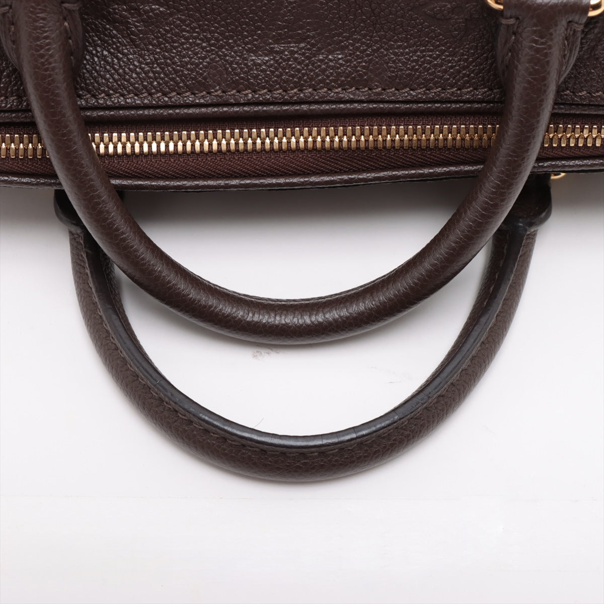 Louis Vuitton Monogram Empreinte Speedy 25 Handbag in Brown - Preorder | Luxury Crossbody Bag for Women, Perfect for Work, Travel & Everyday Use