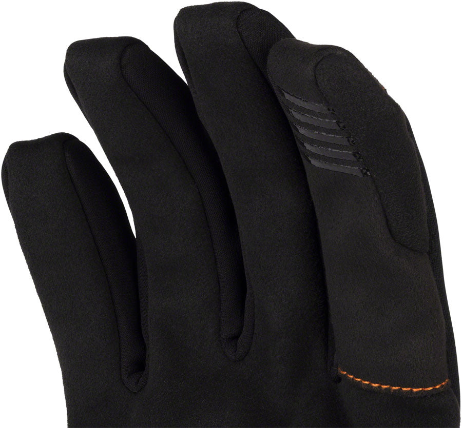 45NRTH 2024 Nokken Gloves - Winter Cycling Gloves for Men & Women, Black Full Finger Small Size, Waterproof & Windproof for Cold Weather Biking, Commuting & Outdoor Activities