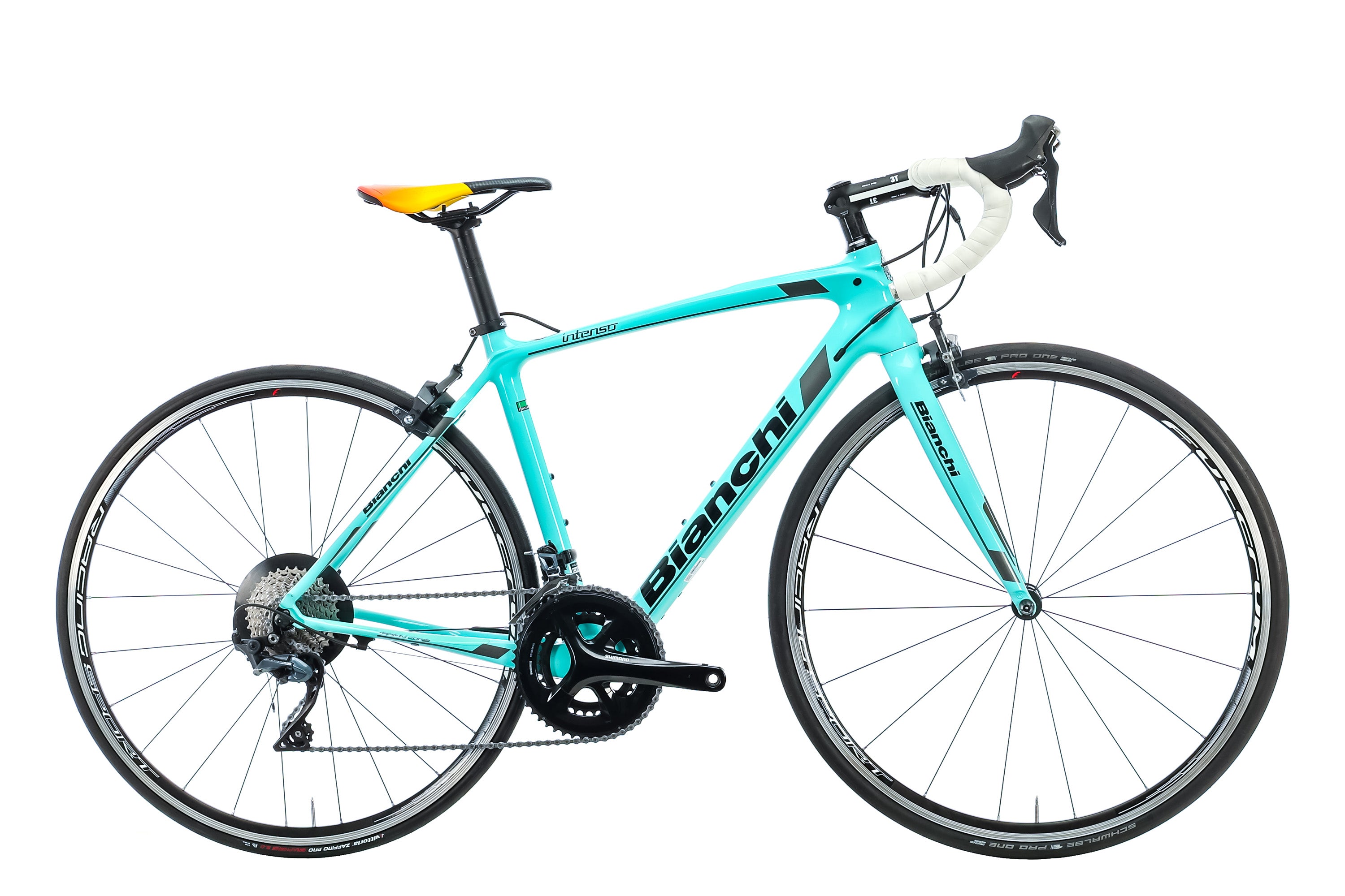 Bianchi Intenso Ultegra Road Bike 2020 - 50cm Carbon Frame, Shimano Ultegra Groupset - Perfect for Racing, Endurance Riding & Long-Distance Cycling