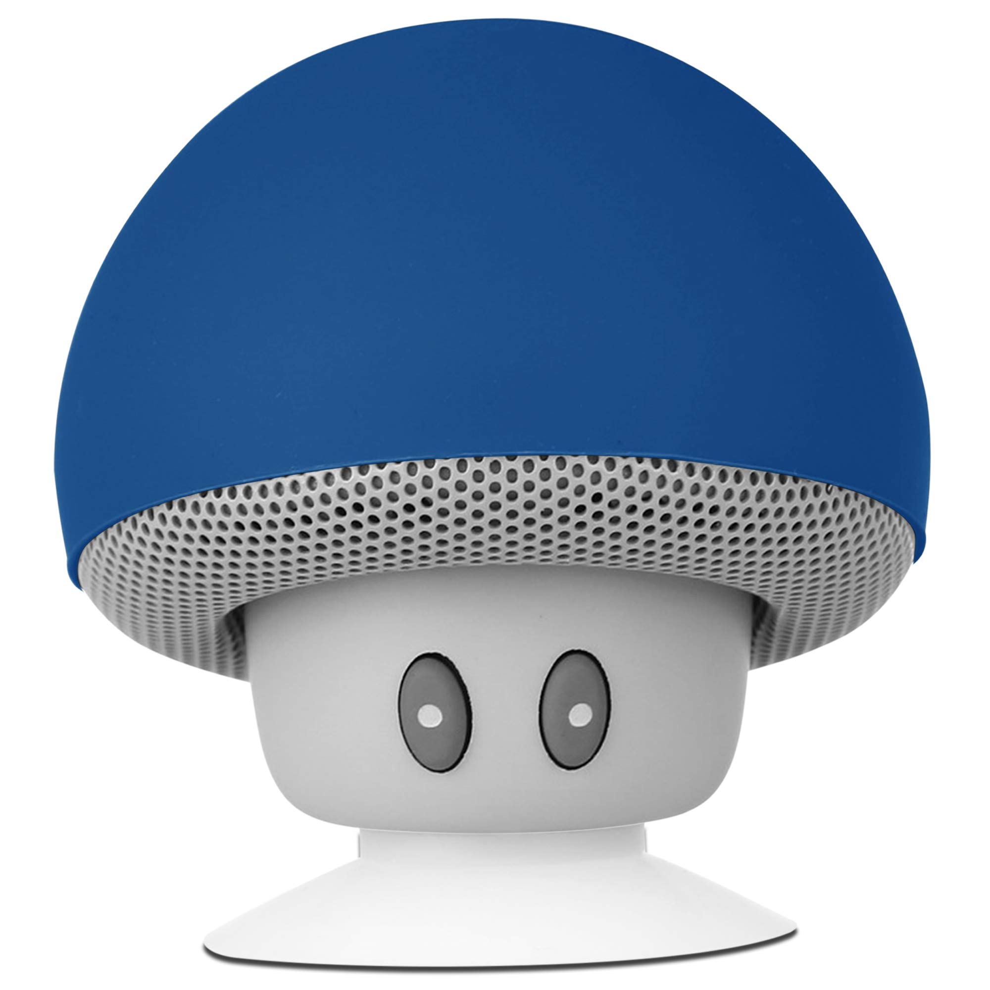 Innova Blue Mushroom Mini Bluetooth Speaker - Wireless, Portable, Universal Compatibility for iPhone, Android, Laptop - Perfect for Travel, Outdoor Adventures & Home Use