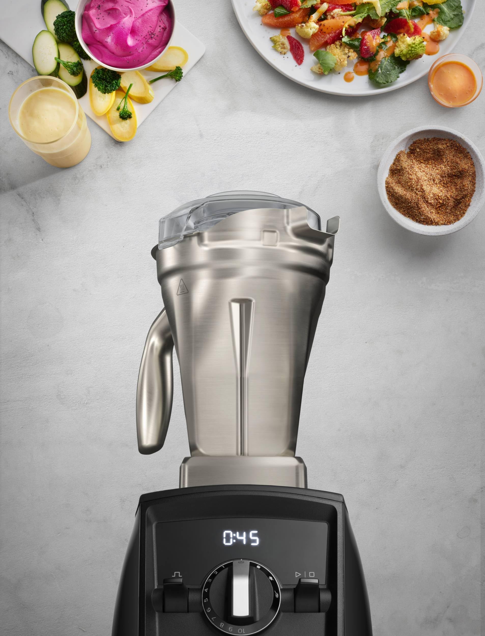 Vitamix 48oz Stainless Steel Blender Jar - BPA-Free, Dishwasher Safe Container for Vitamix Full-Size Blenders - Perfect for Smoothies, Soups & Nut Butters