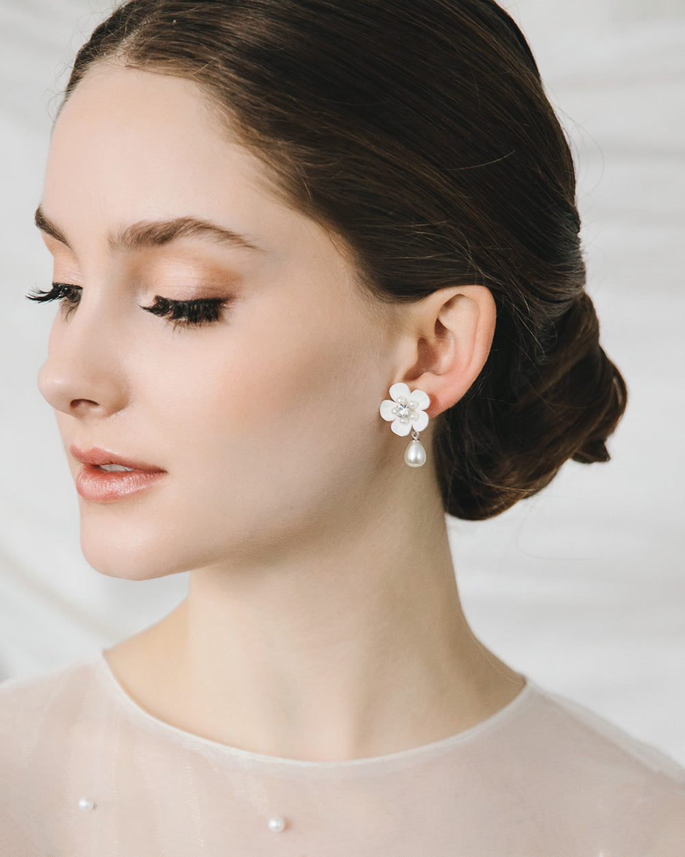 Trendy Poppy Dangle Earrings for Women - Floral Drop Earrings for Party, Wedding & Everyday Wear