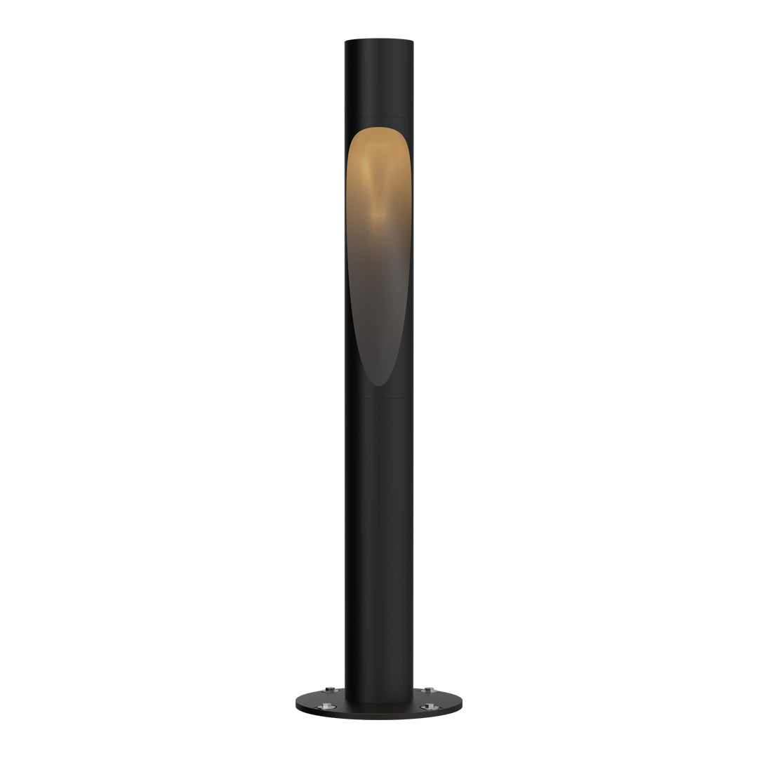 Flindt Outdoor Garden Bollard Light - Durable Solar Powered LED Landscape Lighting for Pathways, Driveways, and Yards - Weather-Resistant Decorative Post Light for Home & Commercial Use