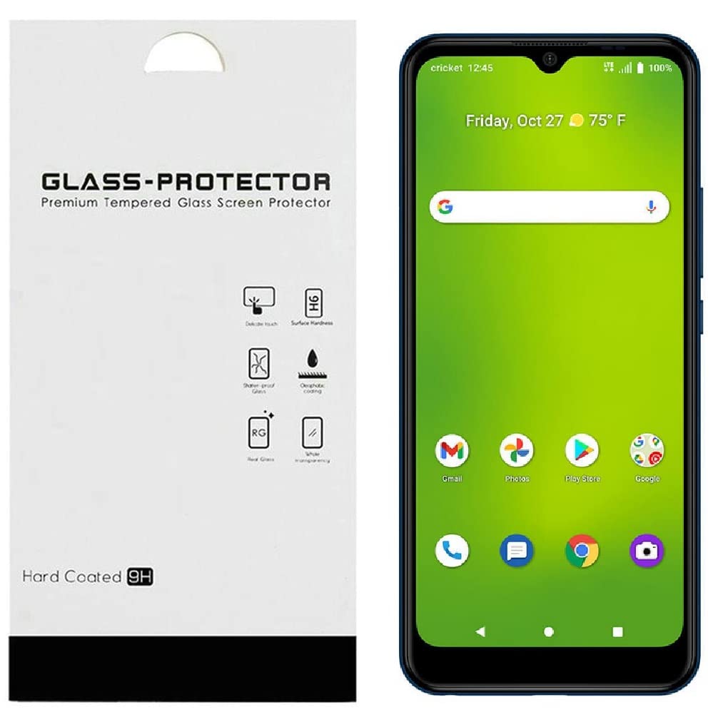 Cricket Splendor 2021 Screen Protector 2 Pack with Band for Outdoor Sports
