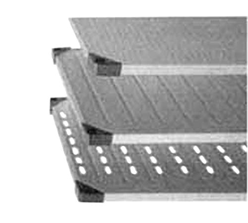 1860LG Galvanized Louvered Shelves - Super Erecta Solid Shelving for Metro Storage