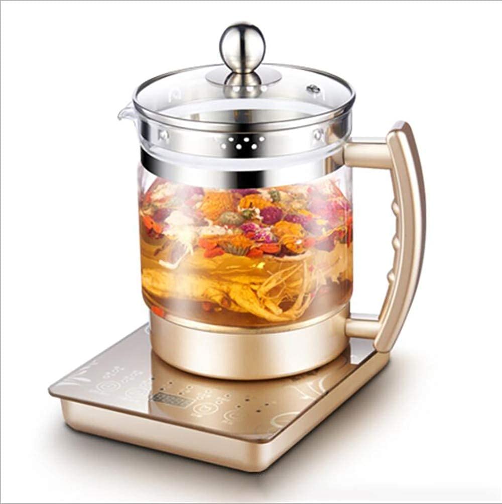 ZYBW Electric Glass Water Kettle - 1.5L Fast Boiling Multi-Function Tea Pot with Auto Shut-Off & Keep Warm Feature - BPA-Free Thickened Glass for Healthy Tea, Coffee & Hot Beverages - Perfect for Home, Office & Dorm Use