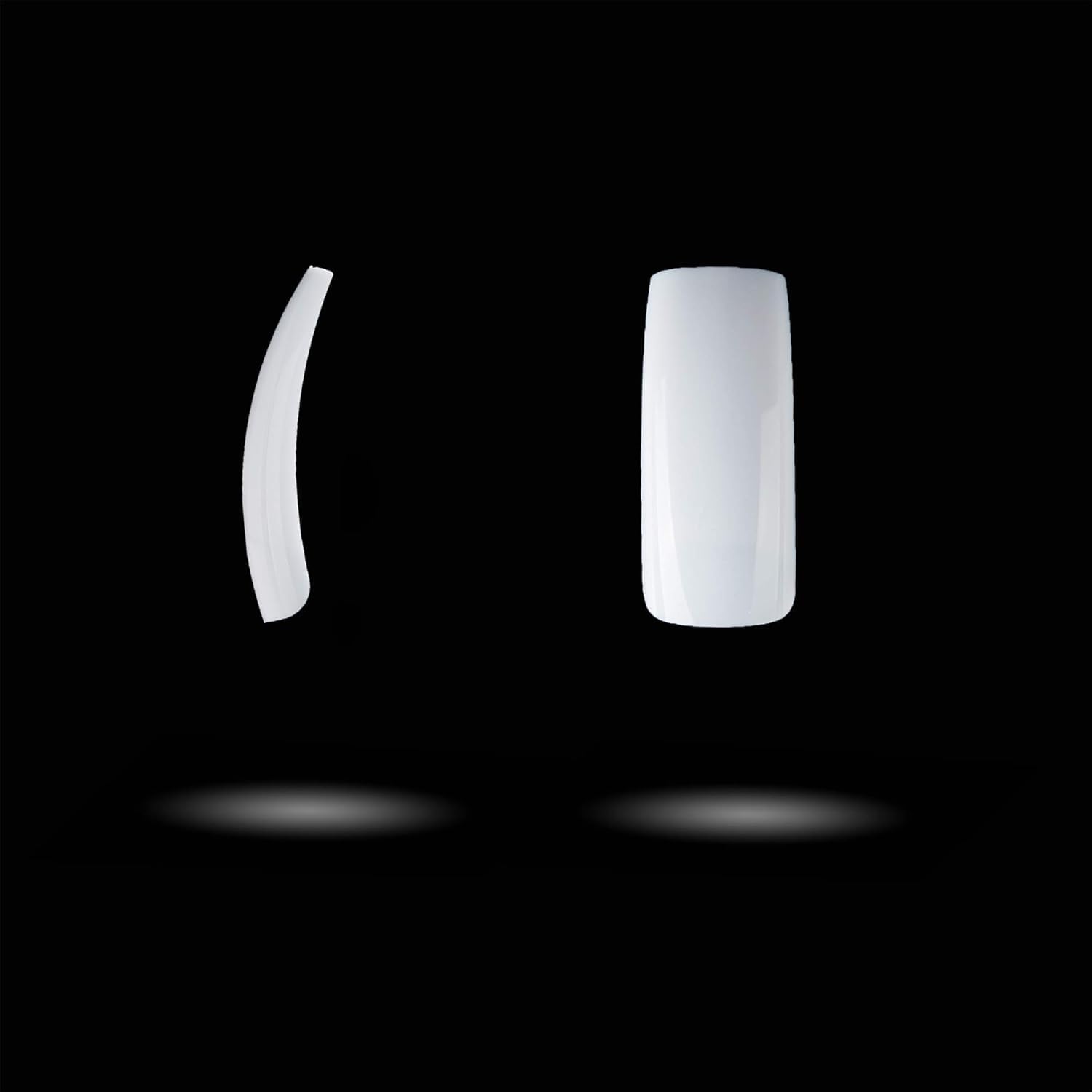 Premium Reusable Fake Nails Kit with Glue - 100pcs Full Cover Acrylic Nail Tips Set for Women (2 Pack, White) | Professional Manicure, Salon Quality, Party & Wedding Nail Art Accessories
