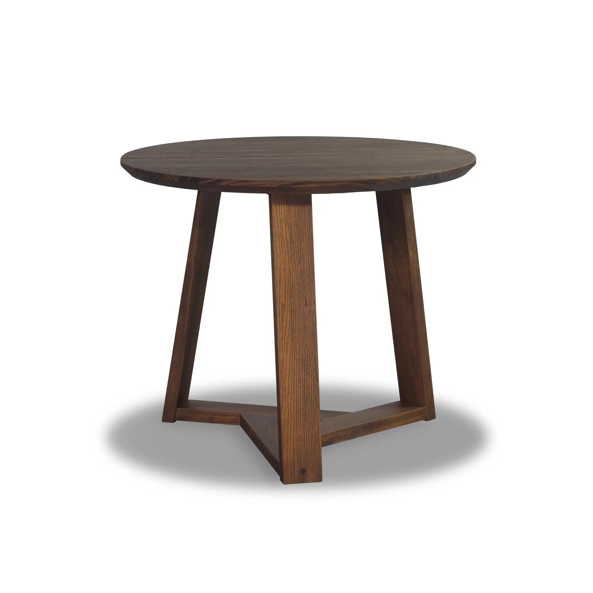 Stylish Cascais Round Dining Table - Modern Wooden Kitchen Table for 4-6 People | Perfect for Small Spaces, Breakfast Nooks & Cozy Family Meals