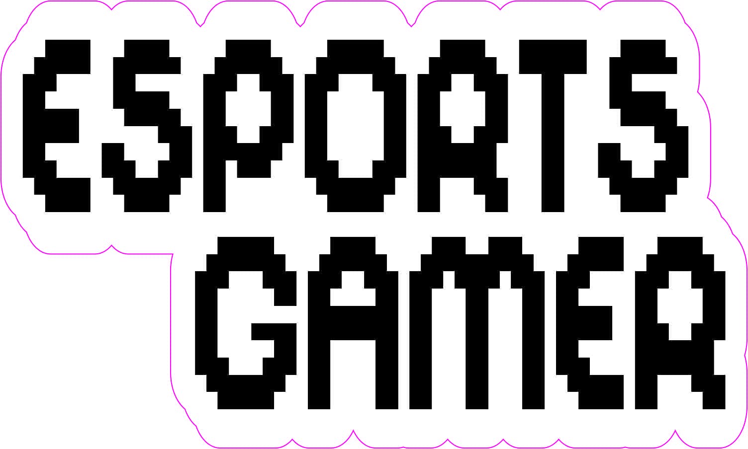 StickerTalk Esports Gamer Vinyl Sticker - 5x3 Inch Premium Decal for Laptops, Water Bottles & Gaming Gear - Perfect for PC, Consoles & DIY Projects