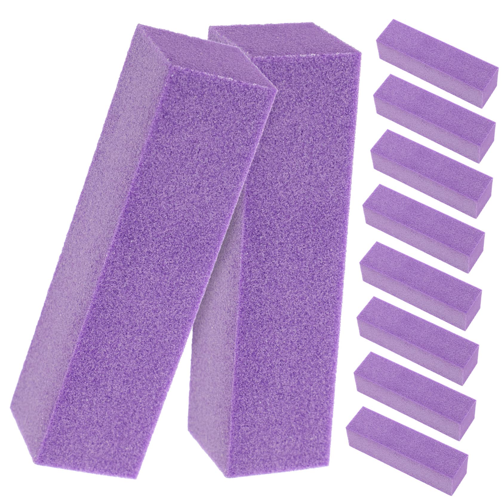 10pcs Professional 4-Sided Nail Buffer Blocks - Natural Nail Files, Sanding & Polishing Tools for Manicure & Nail Art | Perfect for Home Salon, Travel & DIY Nail Care