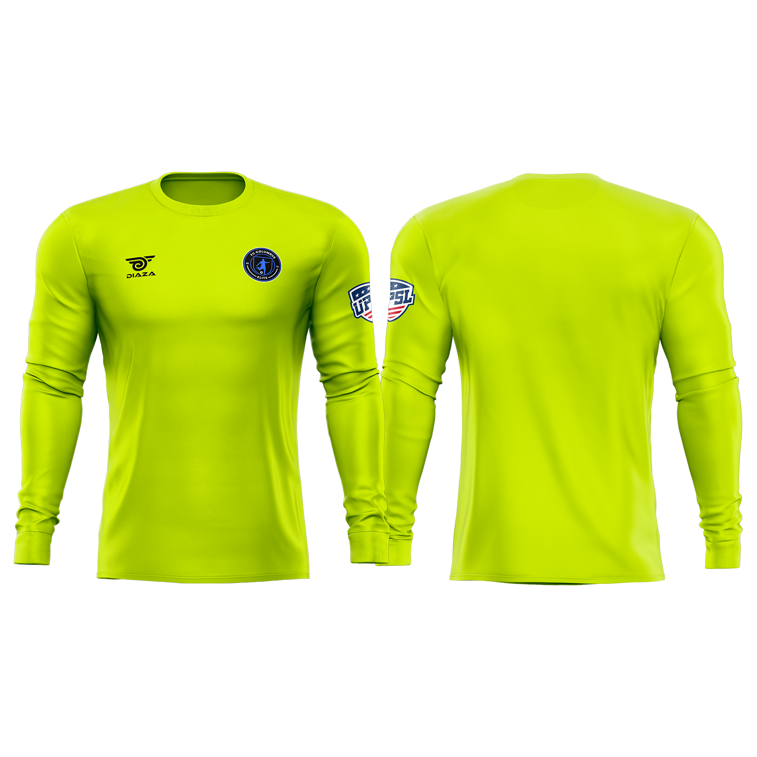 FC Columbus Elite GK Home Jersey - Professional Goalkeeper Soccer Uniform for Training & Matches - Perfect for Fans, Players, and Collectors