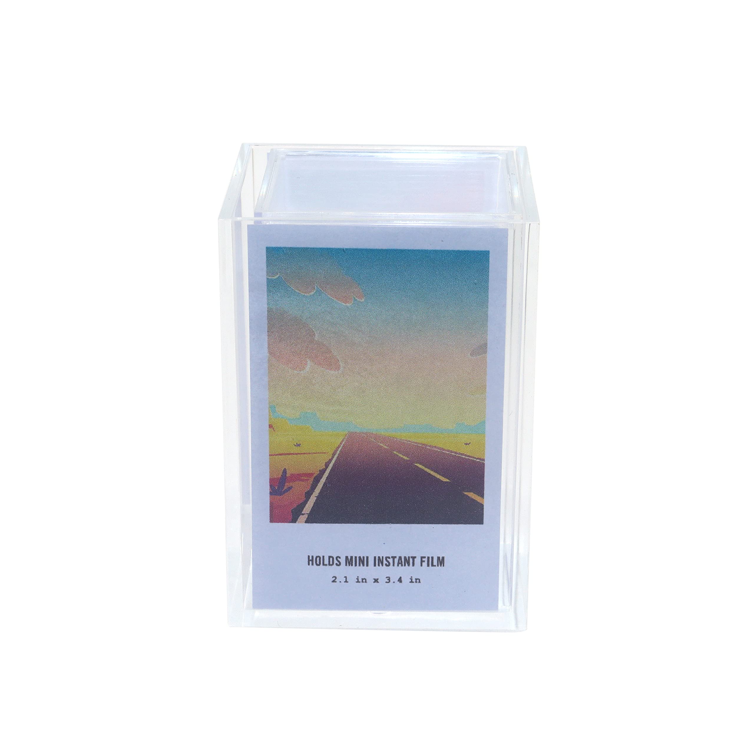 Fujifilm Instax Mini Photo Frame - Acrylic 2x3 Inch Picture Holder for Desktop & Tabletop Display | Perfect for Home Decor, Office, and Gift Ideas