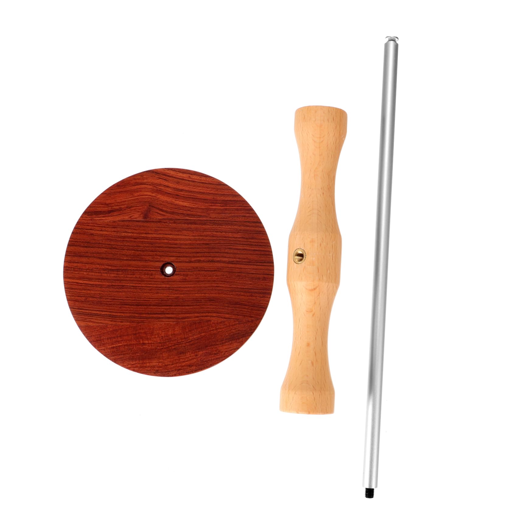 Premium Wooden Headphone Stand with Metal Base - Stylish Desk Organizer for Gaming Headsets, Office & Home Use - Perfect for Computer, Workstation & Household Decor