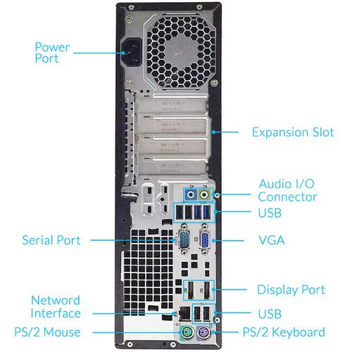 Refurbished HP ProDesk 600 G1 SFF Business Desktop PC - Intel Core i5-4430 (3.2GHz), 16GB RAM, 120GB+240GB SSD + 2TB HDD, 1GB Dedicated Graphics, WiFi, Bluetooth, Windows 10 Pro (Renewed) - Ideal for Office Work, Home Computing & Small Business Use