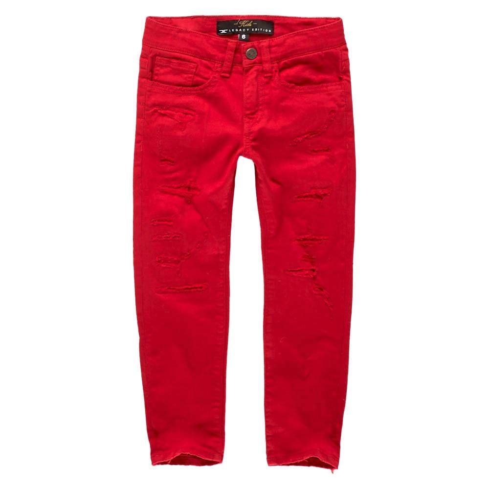Jordan Craig Kids Tribeca Twill Jeans for Boys & Girls - Comfortable Red Denim Pants for School, Play & Everyday Wear