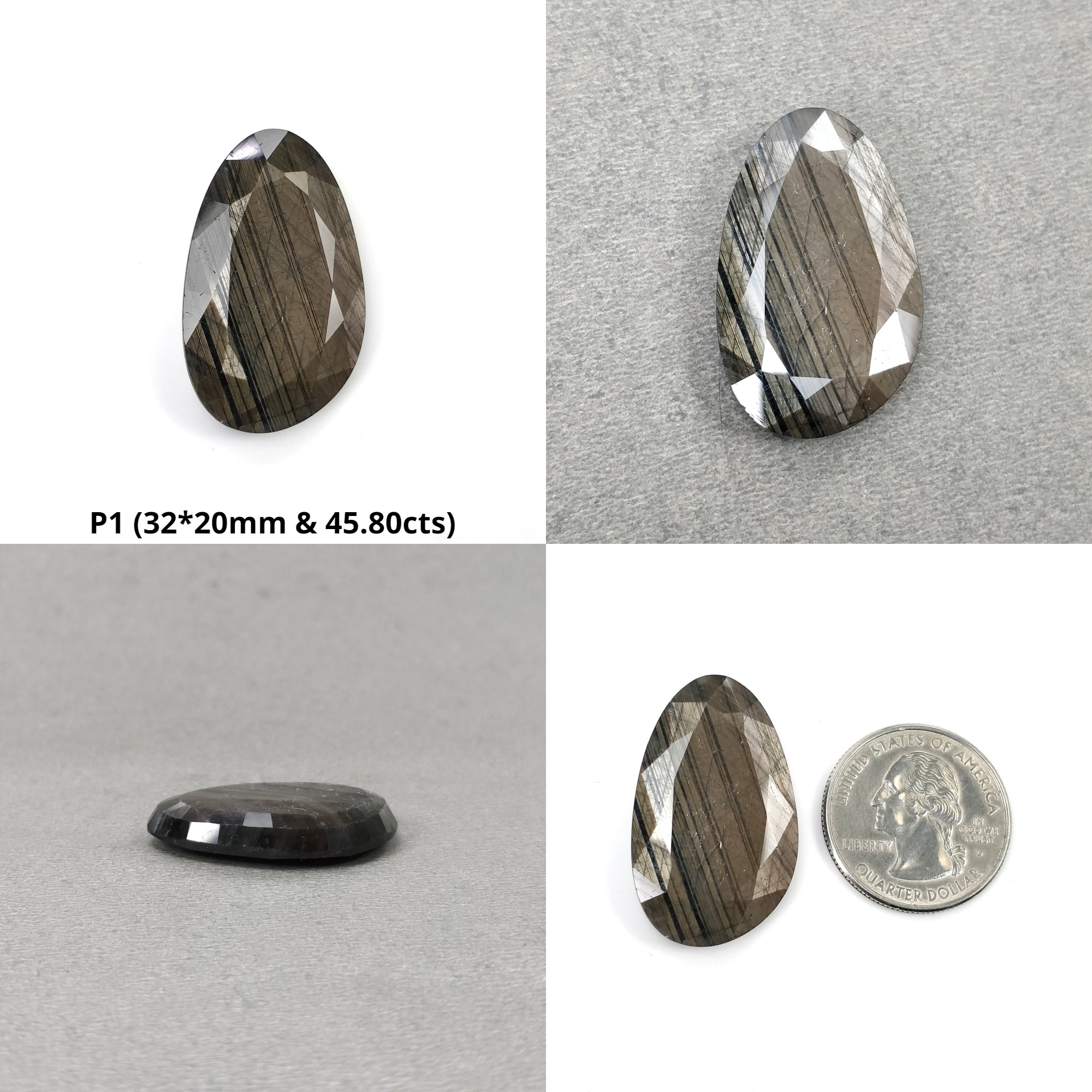 Natural Untreated Golden Brown Chocolate Blue Sheen Sapphire Gemstone - Normal Cut, Uneven Shape for Jewelry Making, Engagement Rings & Unique Gifts