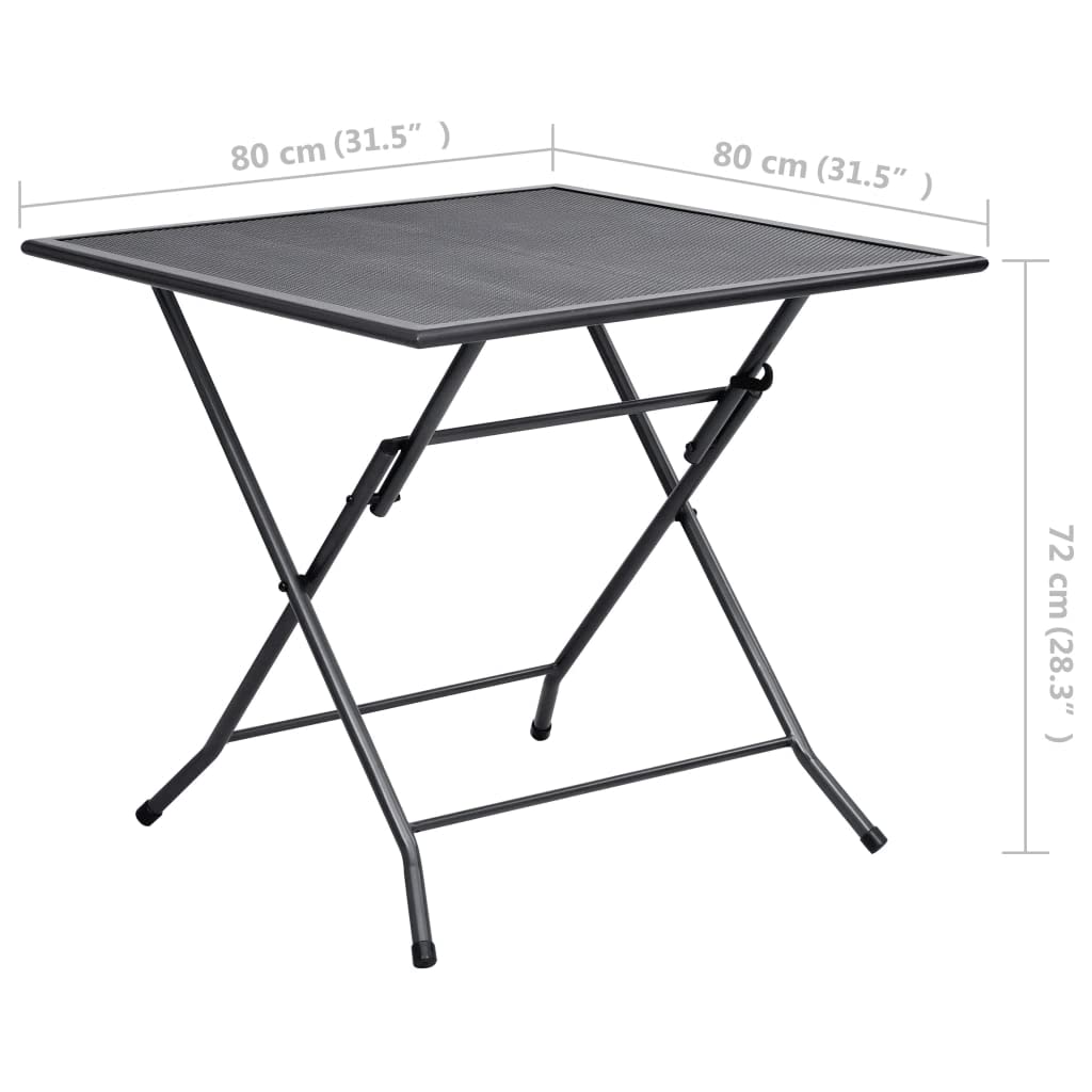 Square Outdoor Dining Table 31.5