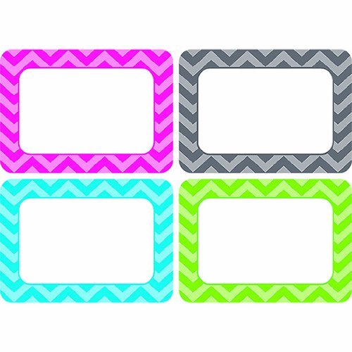 Colorful 4x6 Inch Multi Pack Name Tags - 100+ Labels for School & Office