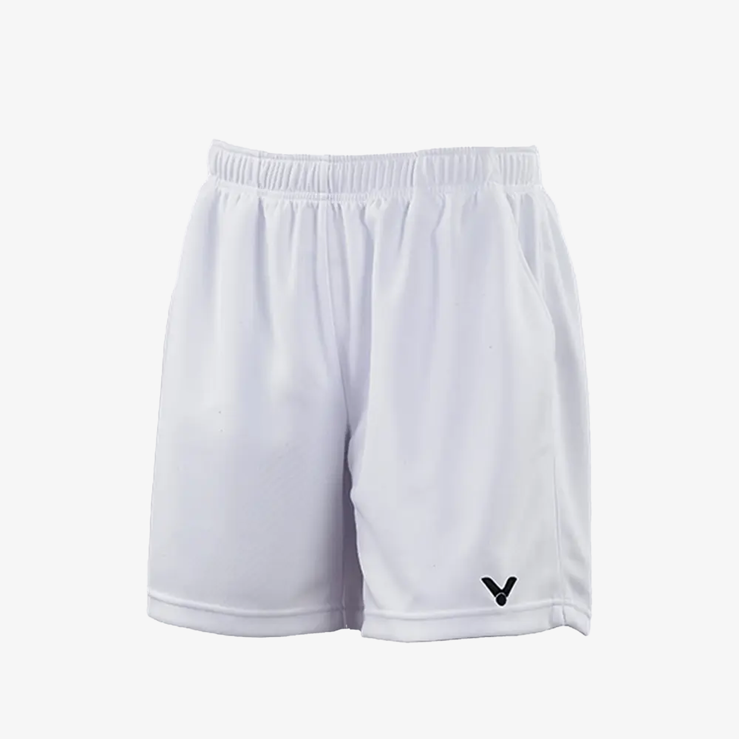 Victor R 3096A Men's Athletic Running Shorts - Breathable Quick-Dry Workout Shorts for Gym & Jogging - White (Perfect for Running, Training & Casual Wear)