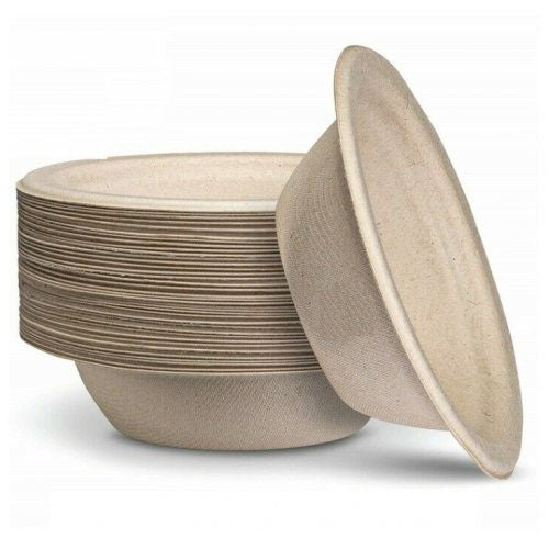 Eco-Friendly Disposable Paper Bowls - 10 Pack | Biodegradable & Compostable | Perfect for Parties, Picnics & Takeout Meals