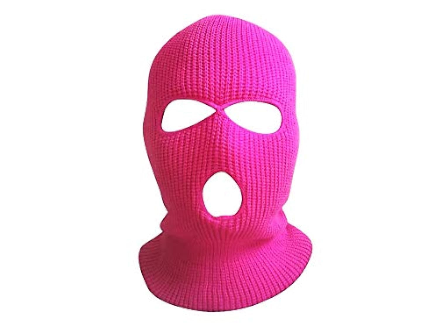 Mrlahat 3 Hole Ski Mask Balaclava - Winter Face Cover for Men & Women, Warm Fleece Neck Gaiter for Snowboarding, Skiing, Motorcycling & Outdoor Sports (OSFM) - Perfect for Cold Weather Protection & Windproof Activities