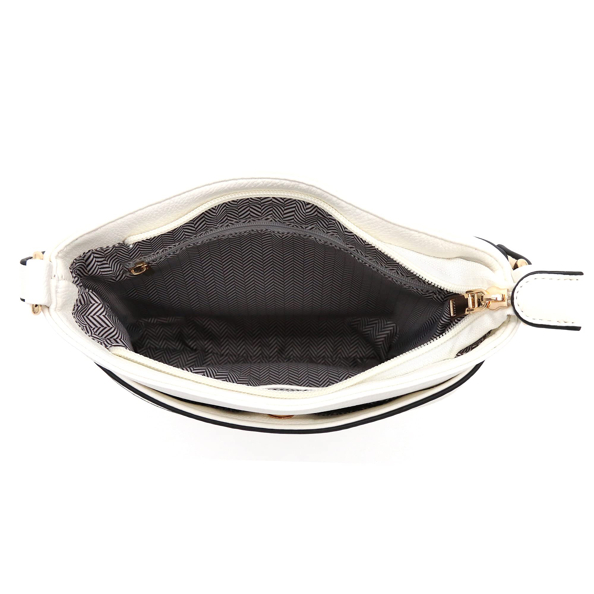 Stylish Medium Crossbody Bag for Women - Gold Plated Classic Purse - Perfect for Work, Travel & Everyday Use