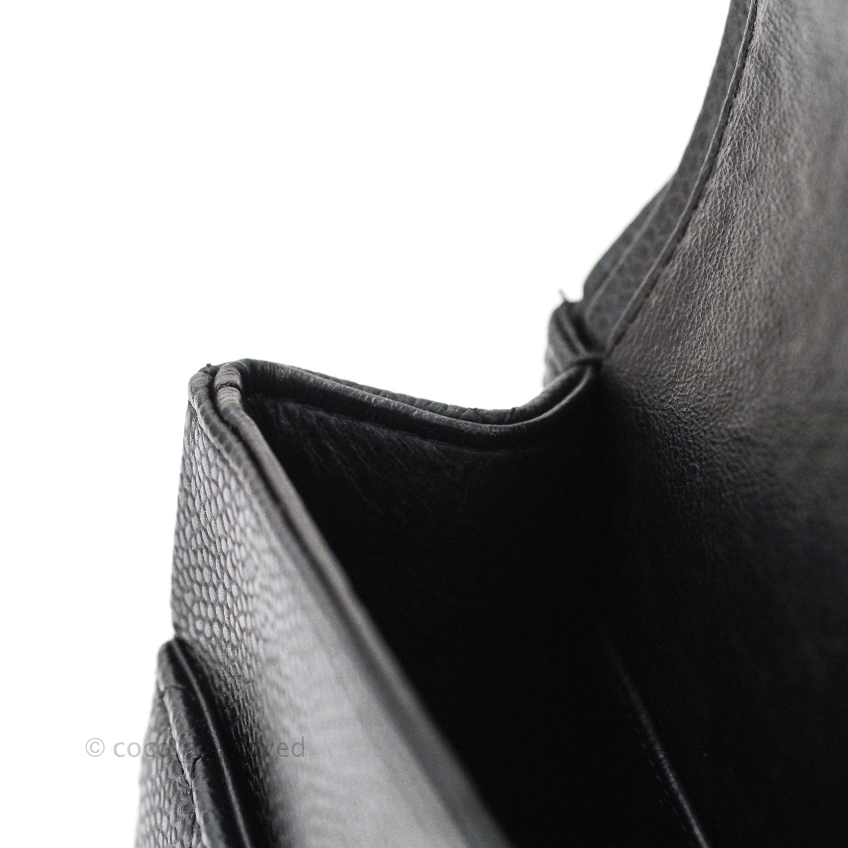 Chanel Classic M/L Medium Double Flap Bag Black Caviar Leather with Silver Hardware - Luxury Handbag for Women, Perfect for Work, Evening Events & Special Occasions