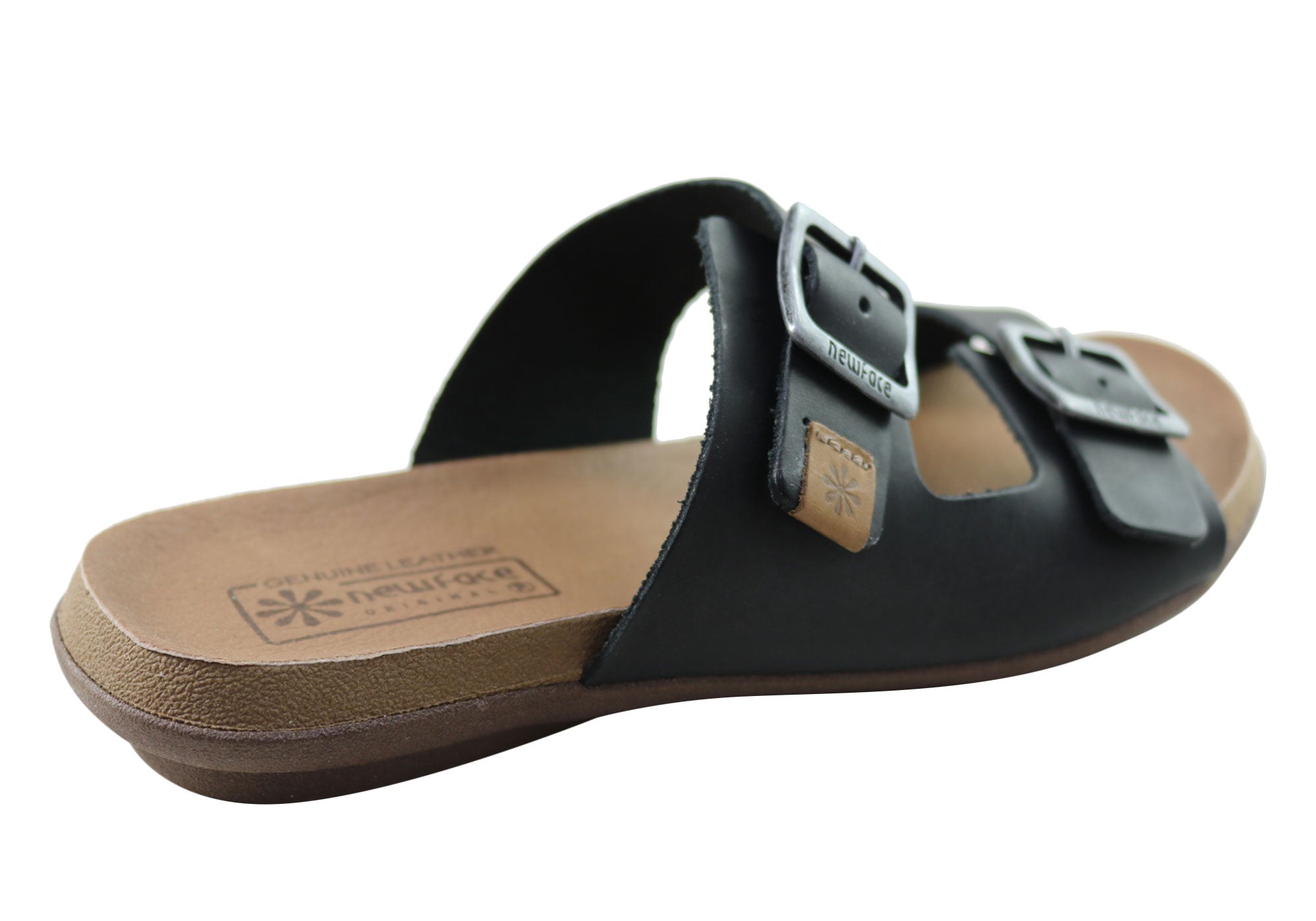 Silvan Women's Comfort Leather Slides Sandals - Soft Brazilian Leather - Perfect for Home, Poolside & Summer Outings