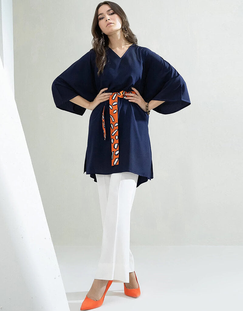 Blue Charcoal Top & Pants Set - Stylish Casual Outfit for Women | Perfect for Work, Date Night & Everyday Wear