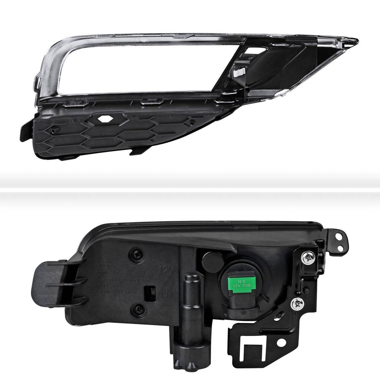 2015-2016 Honda CR-V Fog Lights - Clear Lens Bumper Fog Lamps with Switch & Bulbs - Upgrade Your Night Driving Safety & Style