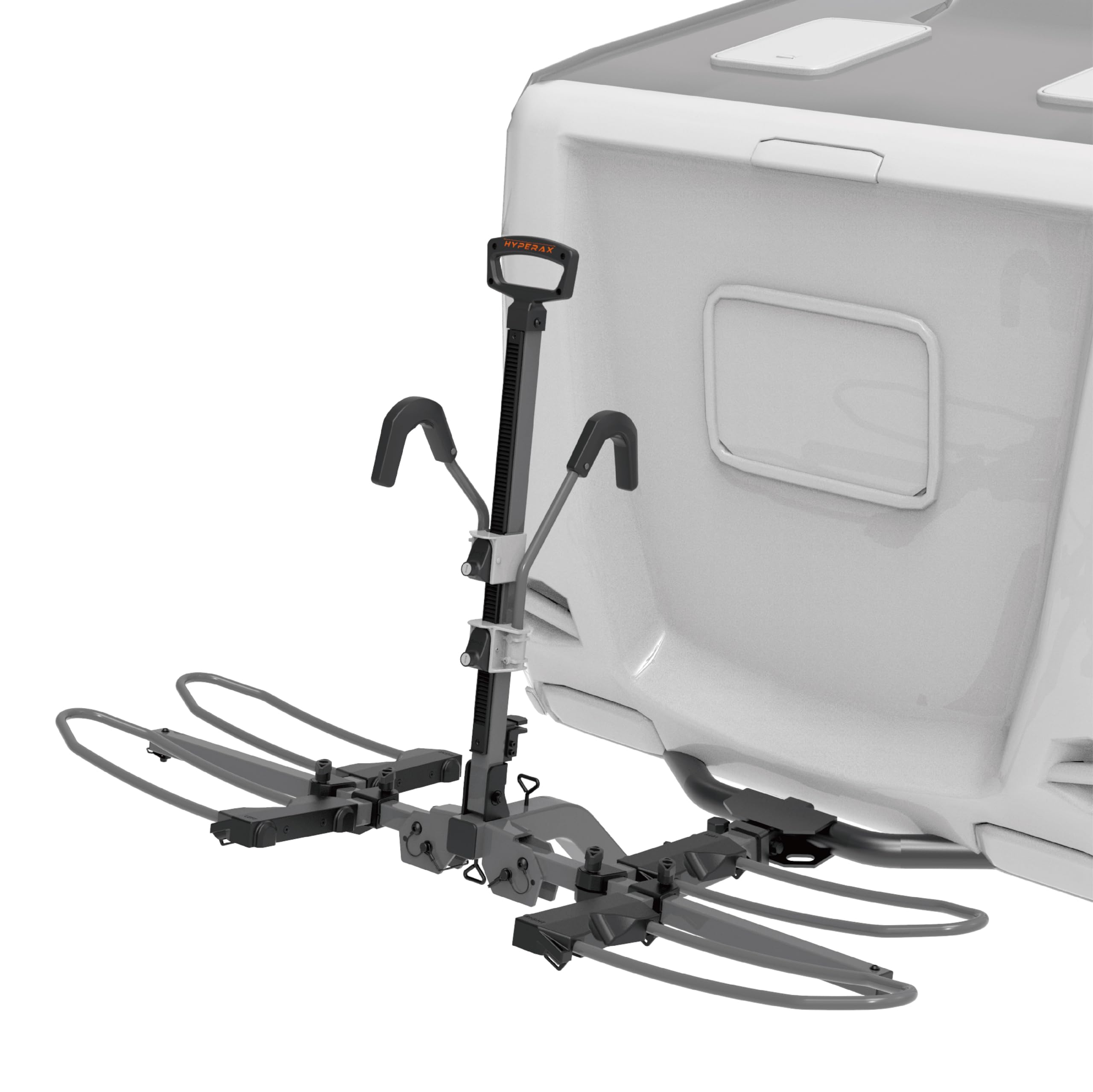 HYPERAX 2023 Volt RV-Approved 2-Bike Hitch Mount Rack for eBikes - Fits RV, Camper, Motorhome, Trailer & Toad with 2