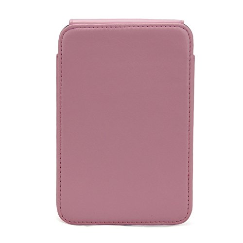 Vintage PU Leather Protective Case Cover for LG Hiti Pringo P231 Pocket Photo Printer - Pink | Durable Travel Accessory for Instant Photo Printing Enthusiasts