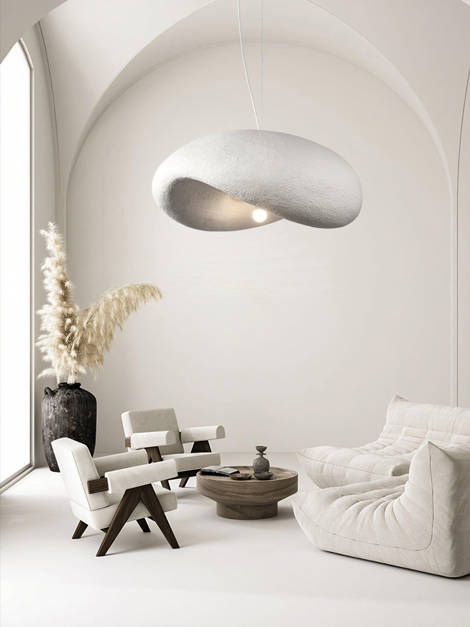 Stylish Dunia Pendant Lamp - Modern Handcrafted Hanging Light Fixture for Dining Room, Kitchen Island, or Bedroom Decor
