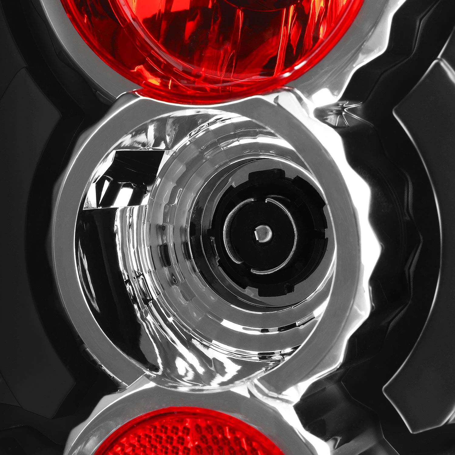 AKKON LED Tail Brake Lights Lamp Set Pair for 1997-2000 VW Passat B5 4DR Sedan - Black Bezel Replacement - Enhance Visibility & Style for Night Driving & Car Customization