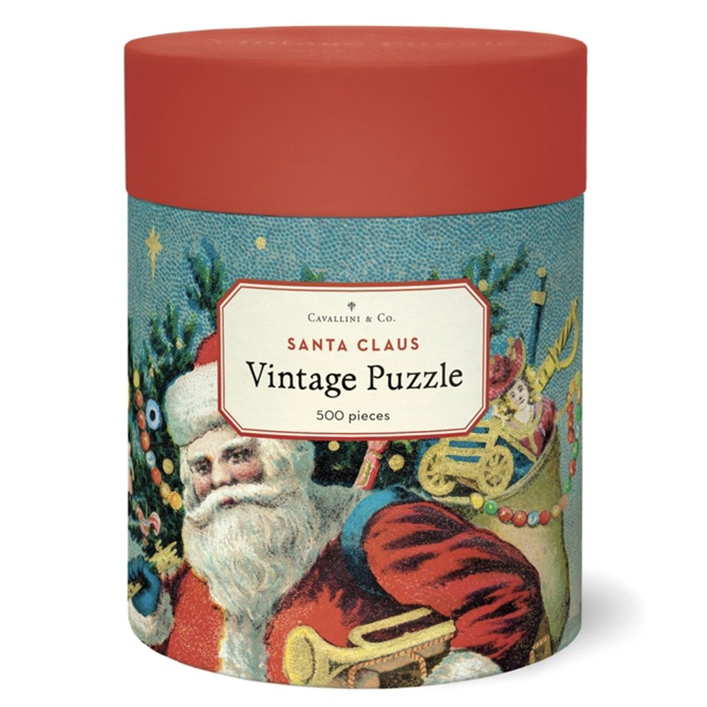 500 Piece Santa Claus Jigsaw Puzzle - Fun Holiday Activity for Family & Kids Christmas Decor