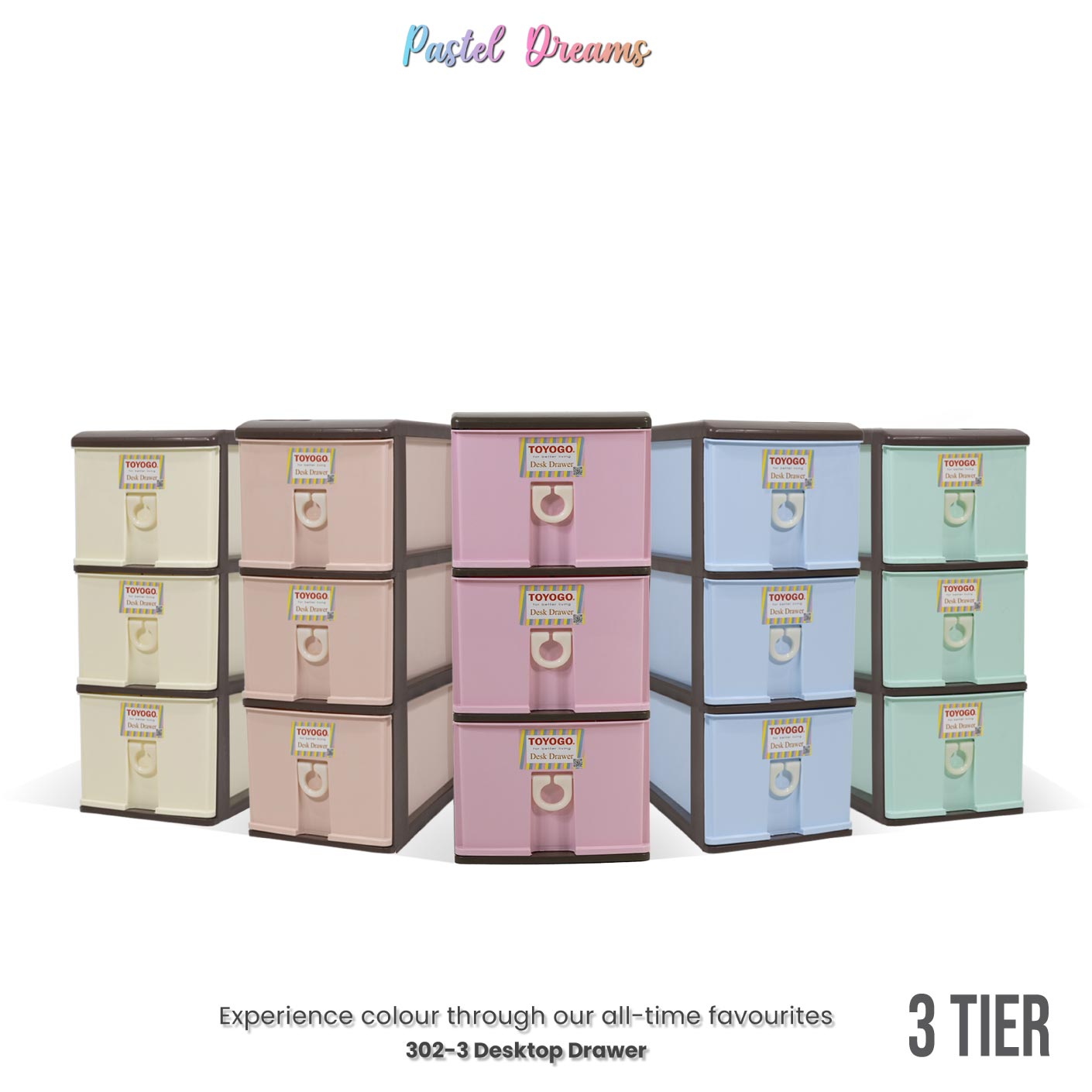 3 Tier CD/DVD Storage Drawer Organizer - SAT Test Prep & Media Storage Solution for Home, Office, or Classroom Organization