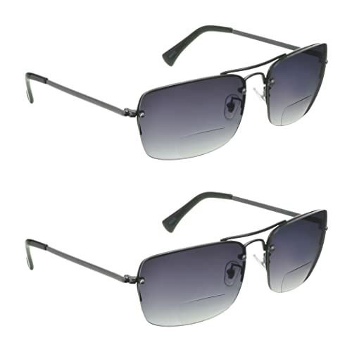 2 Pairs - Gradient Smoke / Gunmetal