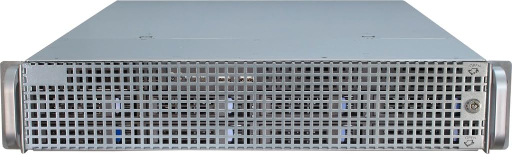 Inter-Tech IPC 2U Server Storage Case 2408 - 88887117 Rackmount Chassis without PSU for Data Centers & IT Infrastructure
