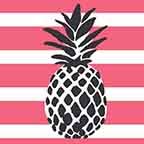 Stripes pineapple
