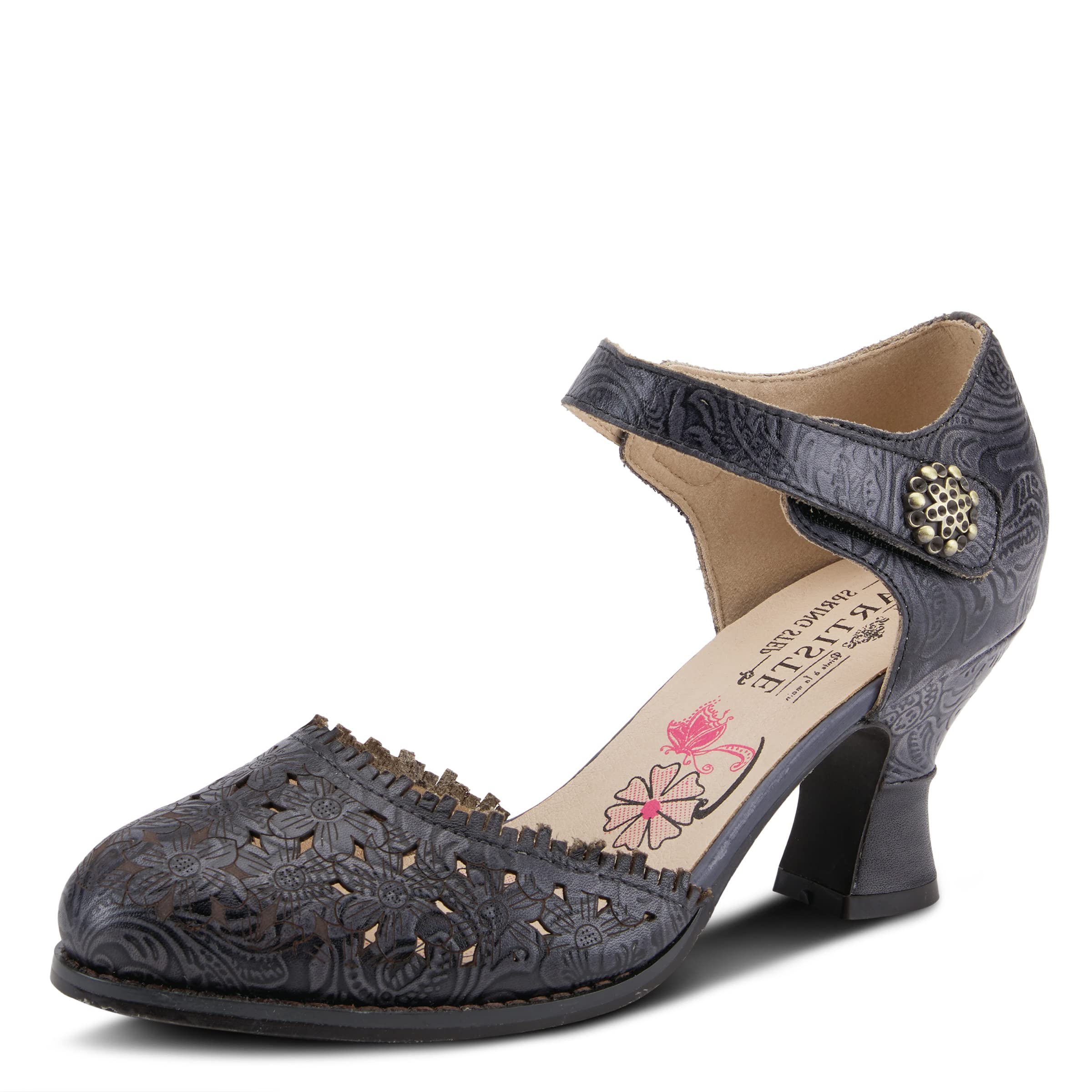 Spring Step L'Artiste Women's Visionary Pump - Comfortable Low Heel Dress Shoes for Work, Wedding & Special Occasions | Professional Office Pumps with Cushioned Insole | Fashionable Women's Closed Toe Shoes for Business, Party & Formal Events